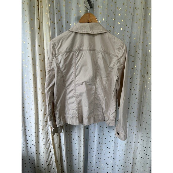 Calson 100% Cotton Full Zip Up 5 Pocket Layering Lightweight Utility Jacket L - Picture 4 of 5